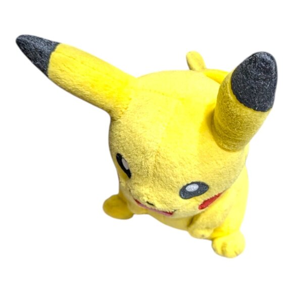 POKEMON Sitting PIKACHU PLUSH 9" Nintendo TOMY 2016 OFFICIAL Yellow CLEAN - Picture 6 of 8